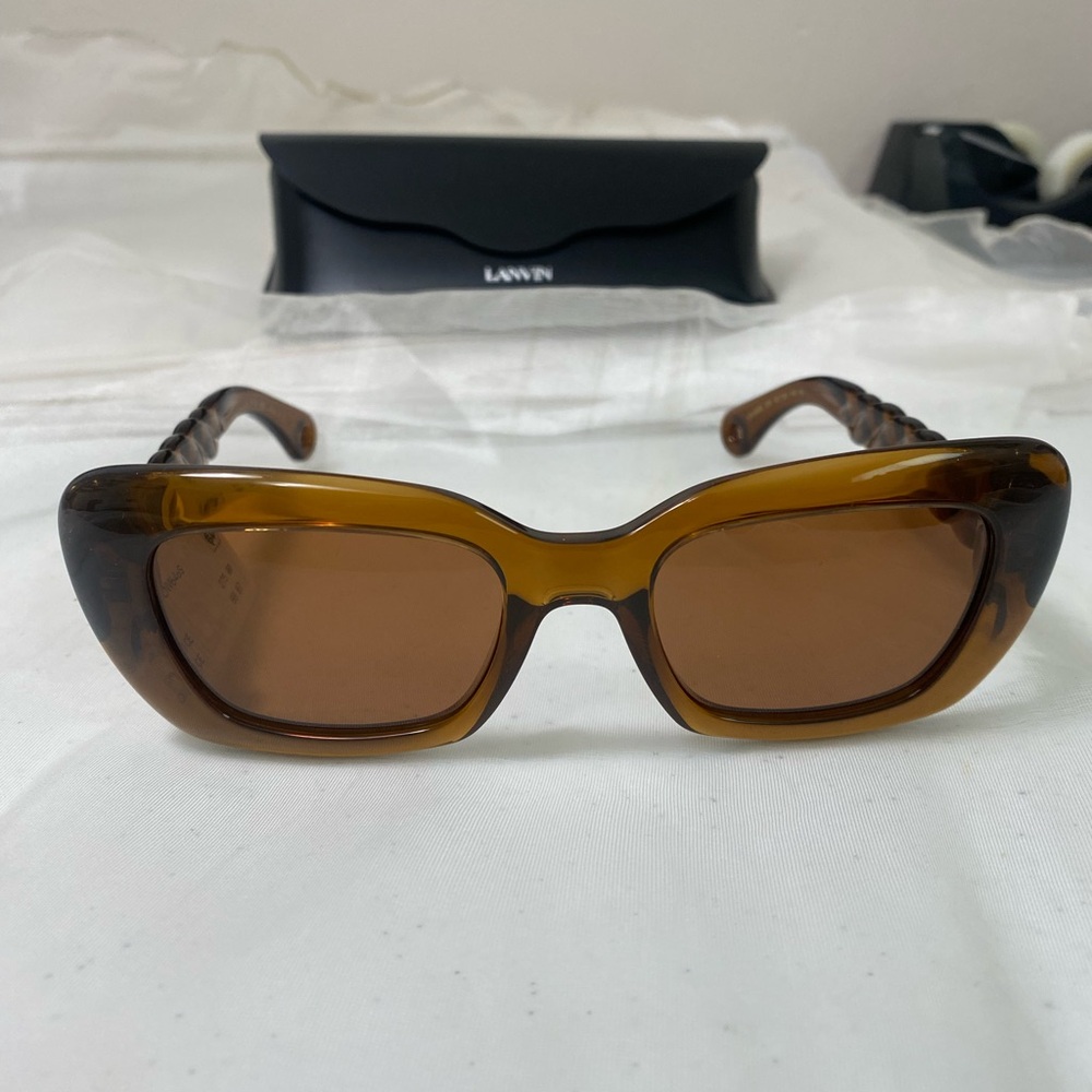 LANVIN Amber Brown Designer summer Sunglasses 😎